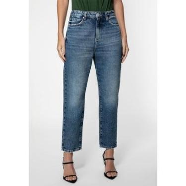 Imagem de Calça Mom Jeans Azul-Feminino