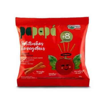 Imagem de Biscoito Infantil Organico Sabor Tomate e Manjericão Papapá 20g