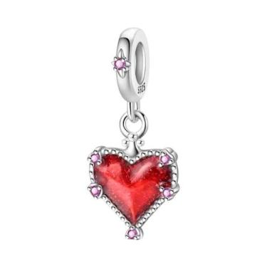 Imagem de Pingentes De Raposa Prateada, Coelho, Rosa, Robô, Castelo E Príncipe P