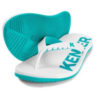 Imagem de Chinelo Kenner Red Masculino - Branco e Verde, 37