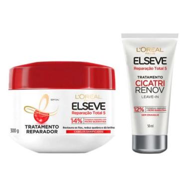 Imagem de Kit Reparação Total Máscara + Cicatri Renov 50 Ml Elseve