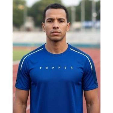 Imagem de Camiseta Esportiva Treino Topper Trend Masculino Adulto Ref. 4324112-Masculino