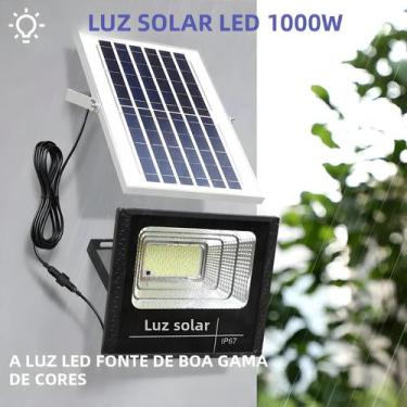 Imagem de Luz Solar Externa De 1000W Com Controle Remoto, Lâmpada LED De Indução