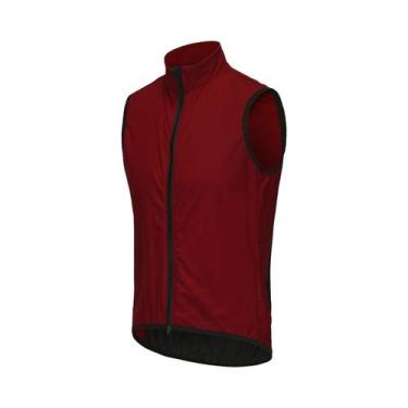 Imagem de Jaqueta Ciclismo Masculina Corta-Vento Sem Mangas Respirável Primavera