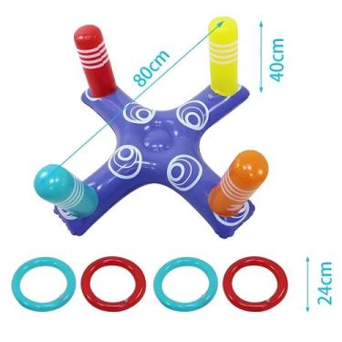 Imagem de Jogo Inflável De Arremesso De Argolas Para Crianças E Adultos, Brinque