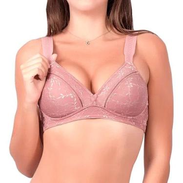 Imagem de Sutiã Cobertura Total Sem Bojo E Sem Aro Merlot Duloren, Rose, Passé, 