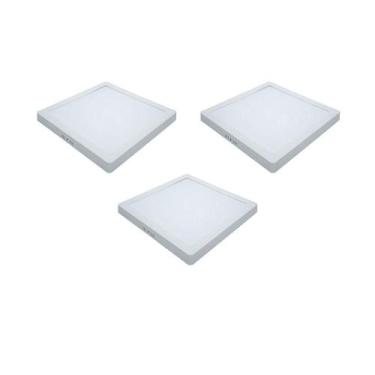 Imagem de Plafons Modaza de Sobrepor , 24W, Branco - 3 Unidades