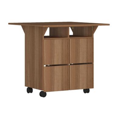 Imagem de Mesa Tampo Dobrável com 4 Bancos B10 Montana 80cm Emovell
