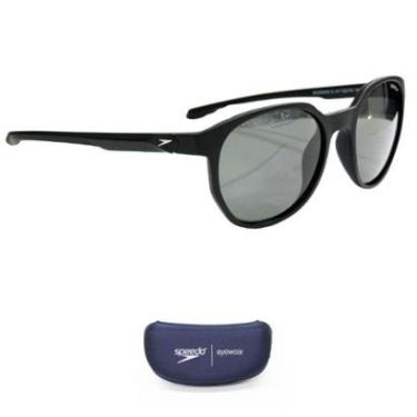 Imagem de Óculos De Sol Speedo Ecowave 12 A11 Black Matte Polarized-Unissex