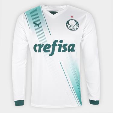 Imagem de Camisa Palmeiras II 23/24 s/n Torcedor Puma Manga Longa Masculina-Masculino