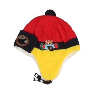 Imagem de Gorro De Piloto Quente De Inverno Para Meninos E Meninas Com Protetor 