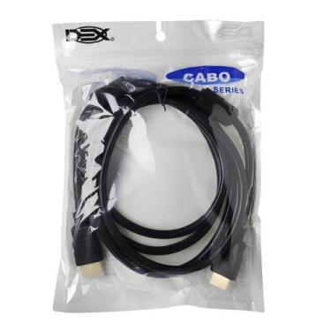 Imagem de Cabo Dex Hdmi 1,8m 4k Preto Hm184
