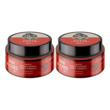 Imagem de Kit 2x Pasta Modeladora Efeito Matte Barba Negra Don Alcides