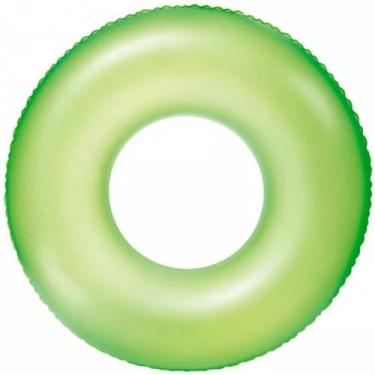 Imagem de Bóia Infantil Inflável Neon 76cm Cores Diversas - Bel Fix, Verde