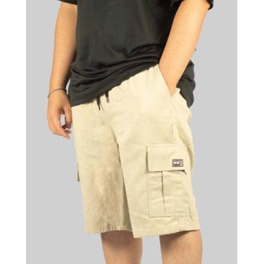 Imagem de Bermuda DR7 Street Cargo Logo Classic - Areia, M