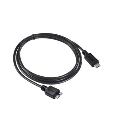 Imagem de Kit 3 cabos para hd externo usb 3.1 tipo c  alta velocidade - TEBERA  