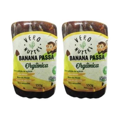 Imagem de Kit 2 Banana Passa Filme Organica 300g Vero Nuttri