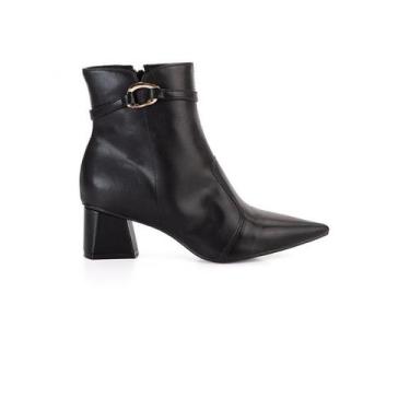 Imagem de Bota Bebecê Ankle Boot Cano Médio Salto Médio Feminino Adulto Ref. T38