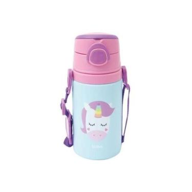 Imagem de Garrafinha de Alumínio Animal Fun 450ml - Unicórnio - Buba