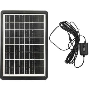 Imagem de Painel Gerador Solar Multifuncional 20W Energia Solar Portátil Carrega