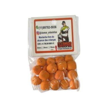 Imagem de Eva formato ração 10mm cleomar c/20un cor:laranja, Laranja