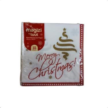 Imagem de Guardanapo De Papel C/20 Un 25x25cm Decorativo Mesa Natal - Tuut