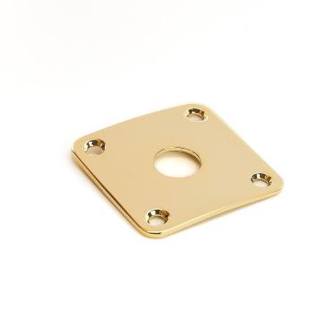 Imagem de Suporte Jack de Conexão Curvo LJC-R-GD Estilo Les Paul com 3 Unidades Dourado Spirit