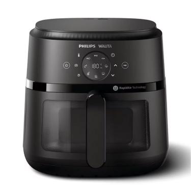 Imagem de Fritadeira Airfryer Philips Walita Série 2000 XL Digital sem Óleo 6,2L 1700W Preta 110V