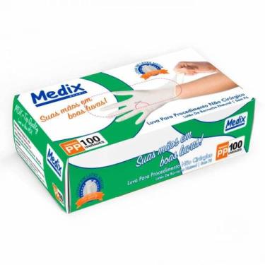 Imagem de Luva Latex Sem Talco M C/100 Und Medix