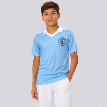 Imagem de Camisa Manchester City The Blues Juvenil Azul - Balboa, 16 ANOS