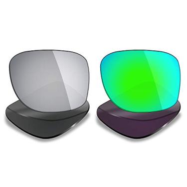 Imagem de Mryok 2 pares de lentes polarizadas de substituição para óculos de sol Oakley Holbrook R - opções