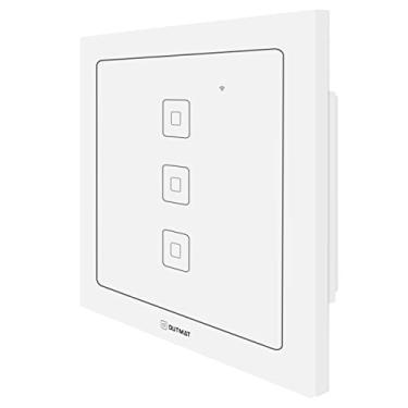 Imagem de Interruptor Inteligente Outmat Touch Wi-Fi - 4x4-3 Botões (Branco) - Automação Residencial
