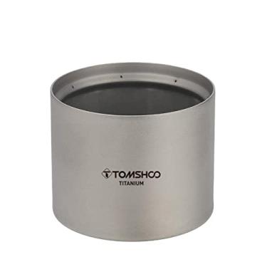 Imagem de Mini Fogão a Álcool Leve Titânio Líquido Espírito Líquido Fogão Forno a Álcool para Camping Ao Ar Livre Mochila Caminhada