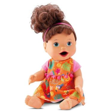 Imagem de Boneca My Little Collection Primeira Papinha (Morena) - Divertoys