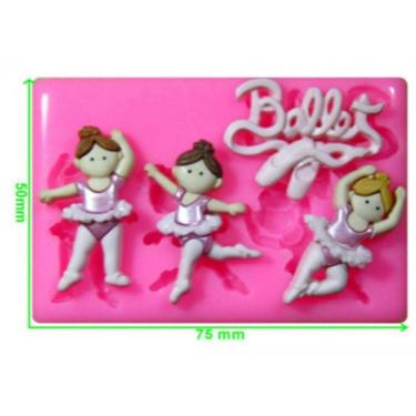 Imagem de Molde De Silicone Bailarinas