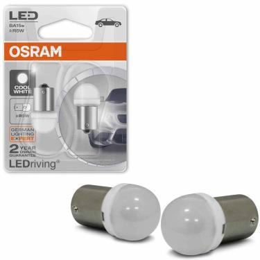 Imagem de Par Lâmpada Pingo LED Osram LEDriving 1 Polo Trava Reta R5W BA15s 6000K 0,8W 12V Tonalidade Branca