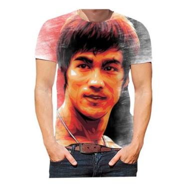 Imagem de Camisa Camiseta Bruce Lee Artes Marciais Filmes Luta Hd 08 - Estilo Kr