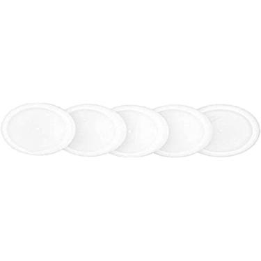 Imagem de Discos Para Caderno Inteligente, Médio, 23 mm, Branco, Com 12 Unidades