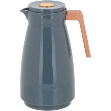 Imagem de Garrafa Térmica Cinza 1L Para Café da Manhã Chá Design Chique