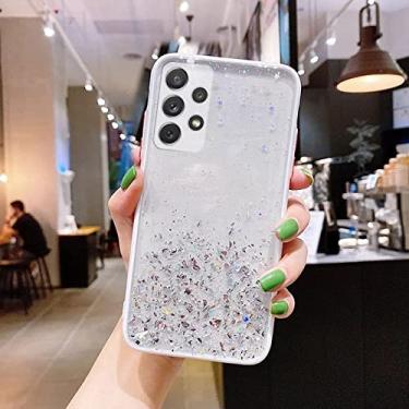 Imagem de Capa Bling Glitter Star para Samsung Galaxy S21 S20 Plus Ultra FE A21S A31 A51 A71 A02S A22 A32 A42 A52 A72 A03S A11 Capa Traseira, Transparente, Para Galaxy A10