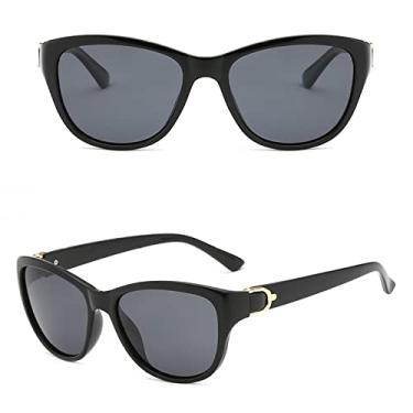 Imagem de Óculos de sol de luxo design olho de gato polarizados masculinos femininos elegantes óculos de sol femininos para condução Óculos de sol, C1, polarizados