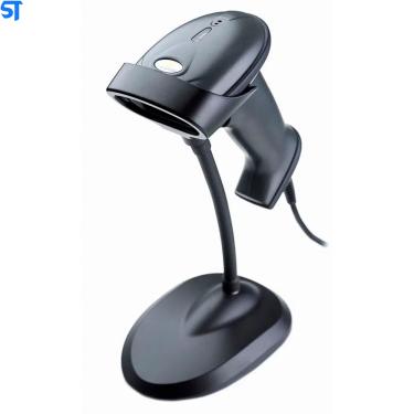 Imagem de Leitor de Código de Barras e Boleto Bancário USB Laser GT 2.0 Goldentec Com Base Suporte Para PDV