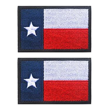 Imagem de Antrix 2 peças de bandeira do estado do Texas regular ferro sobre costurar em emblema tático militar bordado ferro no patch para chapéu mochila jaqueta viagem camiseta roupas de trabalho uniforme roupas de equipe arnês para cães