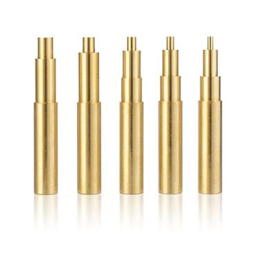 Imagem de HanTof 5 peças de pontas de inserção de calor para inserções rosqueadas M2, M2.5, M3, M4, M5, compatível com 900M T18 ST Hakko FX-888D/FX600 e Weller SP40NKUS/WLC100, para conectar peças impressas em 3D