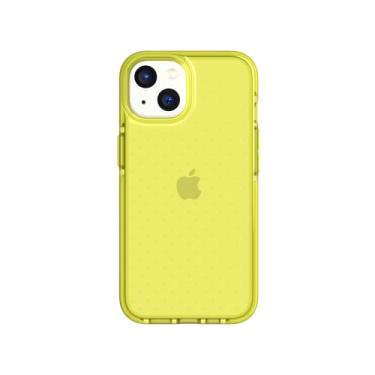 Imagem de Tech21 iPhone 14 Evo Check – Capa protetora fina e absorvente de choque para celular com 4,8 m FlexShock proteção multiqueda e botões extras