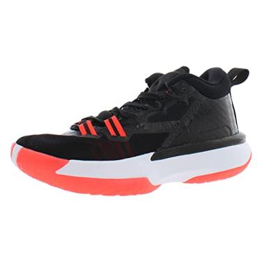 Imagem de Nike Tênis de basquete infantil Jordan Zion 1 (GS), Preto/carmesim brilhante/branco, 5.5 Big Kid