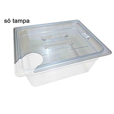 Imagem de Tampa para Cuba Policarbonato 1/2 Com Abertura para Sous Vide - SÓ A TAMPA