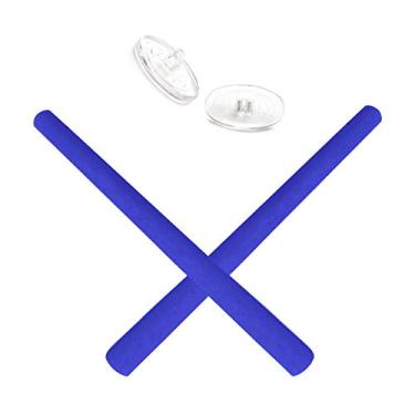 Imagem de Mryok — Protetor nasal de substituição para óculos de sol Oakley com placa de metal – Opções, Azul, One Size