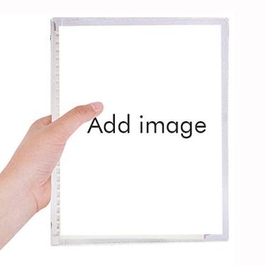 Imagem de Caderno de mensagem personalizado Adicionar imagem imagem folha solta espiral recarregável diário