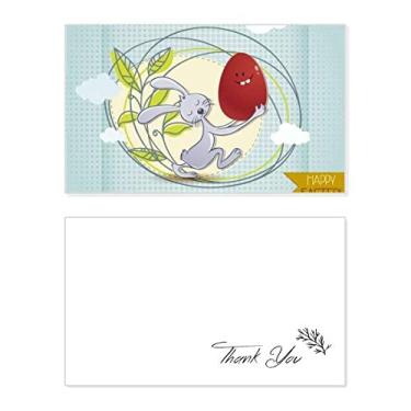 Imagem de Feliz Festival de Páscoa, Folhas de Coelho, Cartão de agradecimento, Papel de Aniversário